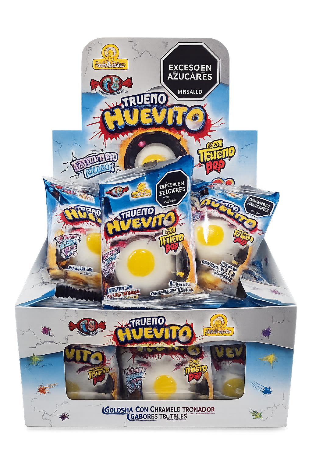 TRUENO HUEVITO GOLOSINA DISPLAY X 24