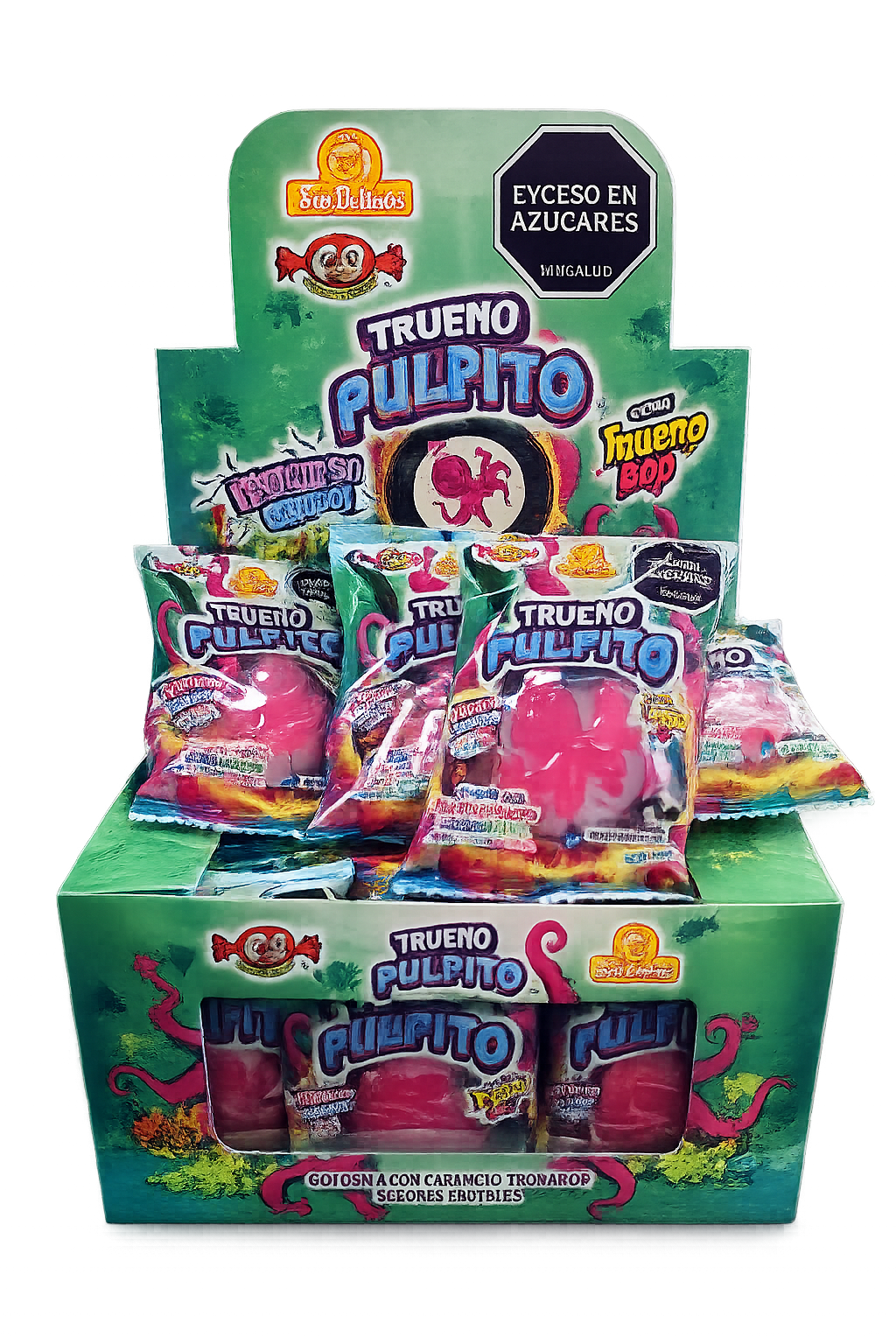 TRUENO PULPITO GOLOSINA DISPLAY X 24 UNID